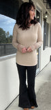 Holly Sweater in Taupe S-3X