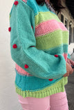Winter Wonderland Sweater in Aqua S-2X