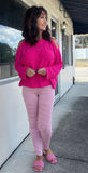 Pretty in Pink Sweater S M