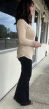 Holly Sweater in Taupe S-3X