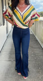Dana Side Slit Pull On Jeans S-XL