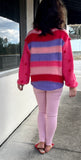 Winter Wonderland Sweater in Coral Pink S-2X