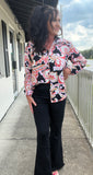 Black Fringed Pull On Flares XL 1X