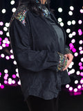All Things Bling Jacket in Black S-1X