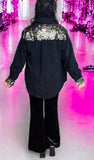 All Things Bling Jacket in Black S-1X