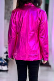 Glitzy Neon Hot Pink Blazer S-XL