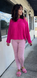 Pretty in Pink Sweater S M