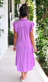 Beautiful Day Dress in Orchid S M XL