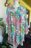 Summer Bliss Paisley Blouse Plus Only