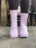 Lovely Lavender Jelly Boots