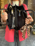 Mylee Scarf Handbag in Black