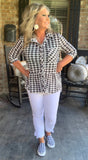 Gingham Love Top S-3X