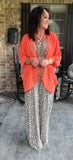 Everyday Kimono in Orange S L XL