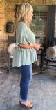 Soulful Sage Blouse S