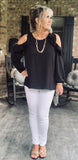 So Glamorous Blouse in Black S M XL