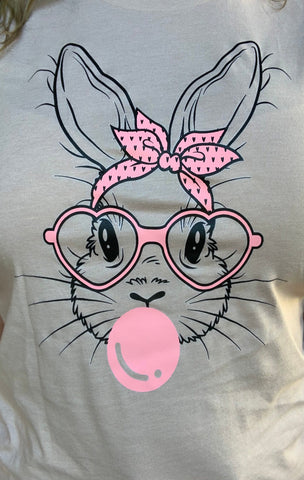 Pretty Bubblegum Bunny in Taupe S M XL