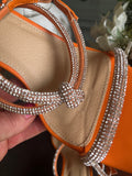 Melina Heels in Orange