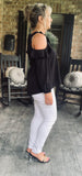 So Glamorous Blouse in Black S M XL