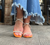 Melina Heels in Orange