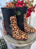 Sassy Leopard Booties 5.5-10
