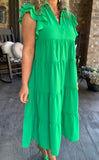 Beautiful Day Dress in Kelly Green S L