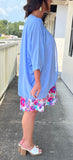 Everyday Kimono in Periwinkle Blue S-XL