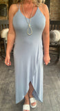 The Shelby Dress in Denim Blue XL