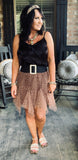 Tulle Leopard Skirt Regular and Plus