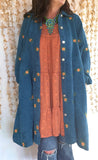Large Swiss Dot Dress/Blouse in Desert