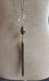 FrilLEE Lily Crystal Pendant Necklace