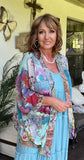 Tiered Ruffle Dress in Candy Blue