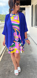 Everyday Kimono in Royal Blue S L XL