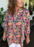 Bright Wildflower Blouse S-3X