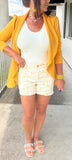Summer Petal Stretch Denim Shorts S-3X Judy Blue