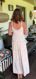 Tiered Ruffle Dress in Sand Beige