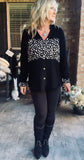 Cruella Blouse in Black S M XL 1X