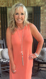 FrilLEE Lily Crystal Pendant Necklace