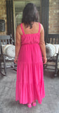 Everyday is a Vacation Dress in Hot Pink S-L
