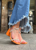 Melina Heels in Orange