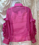 Eterna Blouse in Barbie Pink