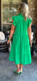 Beautiful Day Dress in Kelly Green S L
