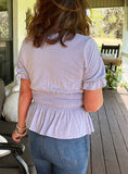 Lilac Moments Top S-3X