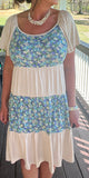 Blue Prairie Dress S-L