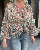 So Impressed Blouse in Sage S M L