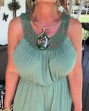 Crochet Lace Romper M L