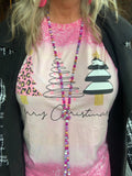 Sweetest Glam Pink Christmas Trees T