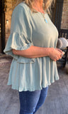 Soulful Sage Blouse S