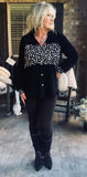 Cruella Blouse in Black S M XL 1X