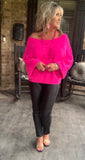 Neon Pink Obsession Sweater 1X/2X 2X/3X
