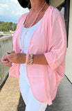 Everyday Kimono in Sweet Pink M XL